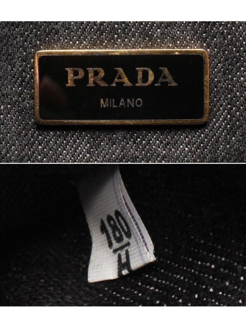Prada 2-Way Shoulder Bag Crossbody Canapa - Picture 6 of 10